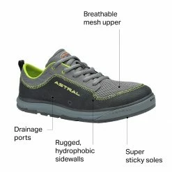 Astral Brewer 2 Water Shoe Men's -Camp Life Gear Store BASBK D4