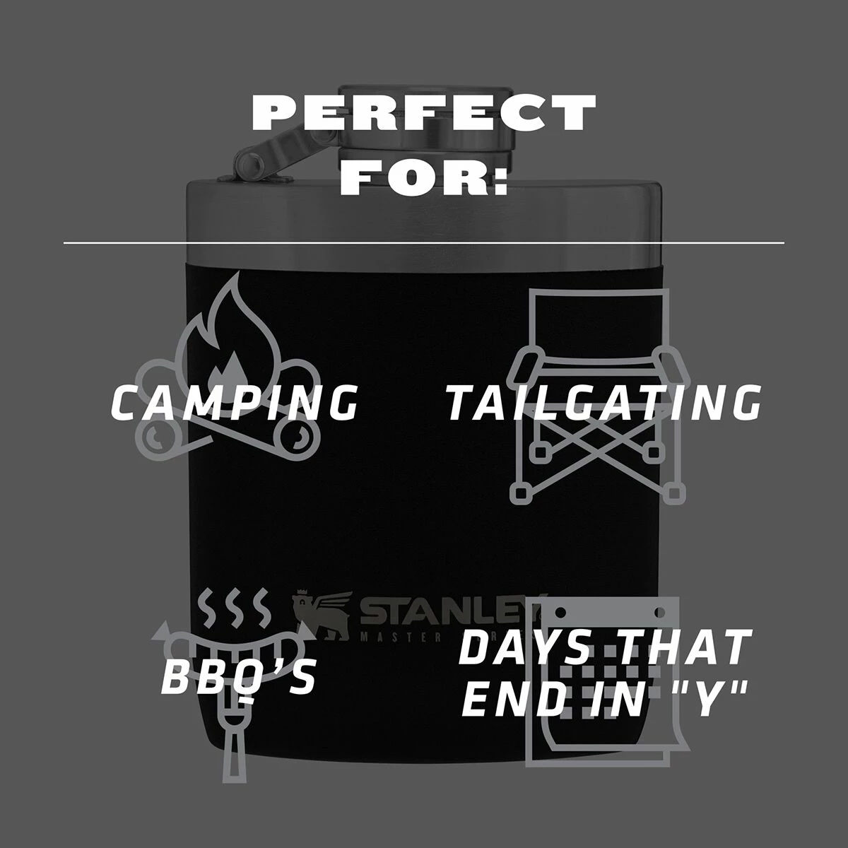 Stanley Master Unbreakable 8oz Hip Flask 6 Stanley Master Unbreakable 8oz Hip Flask - Image 4