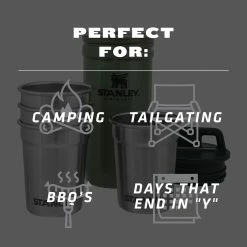 Stanley Adventure Nesting Shot Glass Set 9 Stanley Adventure Nesting Shot Glass Set -Camp Life Gear Store HAMGN D2 3